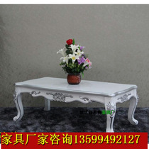 Eurostyle neoclassical furniture Customized neoclassical tea table European-style tea table living room minimalist stylish solid wood tea table
