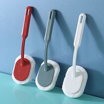 Bathroom long handle sponge brush toilet thickened scouring pad cylinder brush bathroom floor tile cleaning brush