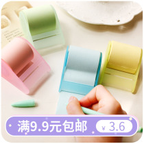 Creative tape roll paper style Post-it notes Post-it notes Korean stationery mini office base tearing notes