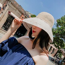 Japan Rosex Tangk fishermans hat children summer Han Sun hat anti-ultraviolet big eaves sun-proof sunshade cap