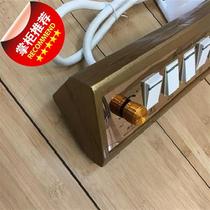 Bedside table combination Siamese hotel hotel Ming q installed control dimming panel Family indoor switch