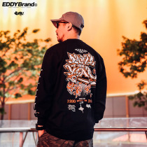 BOTY event joint mens long sleeve T-shirt top loose trend hip hop hip hop hip hop dance Autumn New