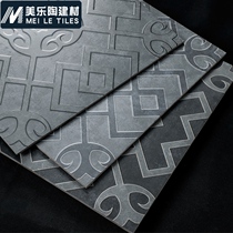 Modern Chinese whole-body brick 600x600 outdoor garden concave and convex brick Floor tile Cement brick Antique brick Non-slip tile