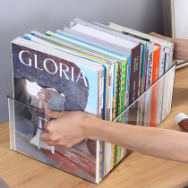 Transparent book storage box book storage box picture book storage box childrens book stationery pen storage basket