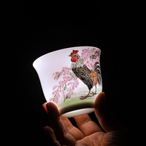 Major Italian Original High-end Province Engineering Beauty Maestro Yuan Teachers Hand Painted Kung Fu Masters Cup Teacup Gift Collection