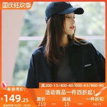 PSO Brand summer Cuban collar shirt jacket retro harbor style couple black short sleeve shirt men loose