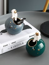 Nordic Minimalist Office Desktop Creative Personality Fashion Student Desk Cute Cartoon Pen Holder Containing Box Swing
