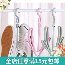 Sun shoes rack balcony hanging shoe rack creative and practical family home daily necessities small department store bedroom artifact