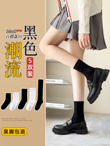 Socks female spring and autumn stacking socks in pure cotton socks in summer socks lady stockings