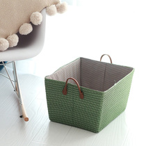 Clothes storage basket Japanese living room simple clothes basket sundry garden storage basket finishing basket storage basket home