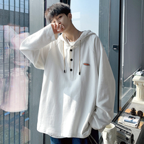 White pure Cord Sweater Mens vintage hoodie Lazy Wind hiphop Fried Street hoodie Jacket