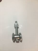 Small Crane 2 wheel bearing bead crane wheel diameter 25 crane rail pulley folding door pulley screw rotatable