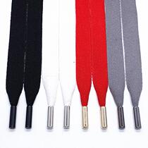 Flat metal head 2cm broadband sweater with hood rope sports pants belt rope clothes collar hat rope webbing drawstring