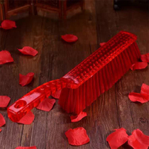 Wedding home wedding room big red bed brush dust removal brush bed broom sweep bed brush cleaning brush dust removal