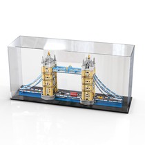 Display box for Lego 10214 London Bridge building block high transparent acrylic transparent assembly model storage cover