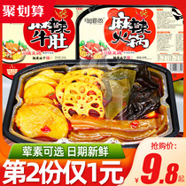 Self-heat small hot pot self-cooking self-cooking-free cooking sloth hot pot breakfast instant spicy hot ready-to-eat food One box 24 boxes