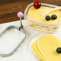 Thousands of layers of cake chetto 709ml 304 stainless steel mousse ring Banident leather Thousand Layers Box Baking Mold