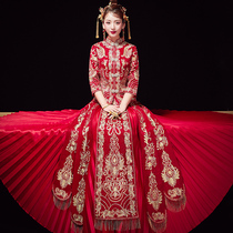 Show Wo Costume Bride 2022 New Chinese Wedding Dress Wedding Gown Female Pregnant Woman Wedding Suit Show and Wont Marry Suit Show