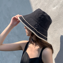 Japanese boutique foldable hat womens summer thin section breathable Korean version all-match sun hat anti-ultraviolet fisherman hat