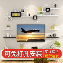 TV Wall set-top box Shelf shelf Wall Wall Wall creative partition wall bedroom decorative frame