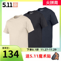 United States 5 11 tactical T-shirt cotton physical training suit male summer 40016 physical fitness short sleeve 511 training loose T-shirt