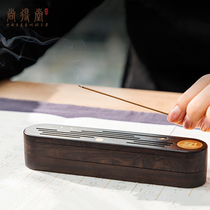 Shangdetang Chinese style ornaments Chinese style aromatherapy plate room natural thread incense home creative small gift agarwood gift box