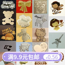 Zero profit Korean cartoon 24k gold-plated mobile phone anti-radiation stickers computer stickers) mobile phone stickers multiple optional