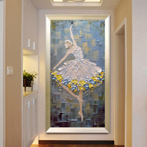 Ballerina diamond painting full of diamond embroidery entrance stickers diamond cross stitch 2019 new living room simple modern vertical version