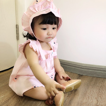 Baby skirt summer dress foreign princess dress girl baby dress 0 1 year old cotton 6-12 month baby suit