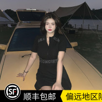 Casual Swimsuit Woman big code Belly Button Slim conservative Conjoined Hood conjoined dress Swimming Blister Spa Student Han