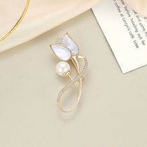 Winy Brooch South Korea Womens Ins Small Fresher Personality Brief Fashion 100 Hitch Mesh Red Gentle Light Luxury High Level Sensation