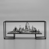 Modern new Chinese style Zen Yidyi Tianyun Landscape Landscape Pendulum sitting Living room Merchants Office Home Genguan Soft Adornment