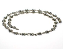 Crotide Card Silver Ornament 925 Pure Silver Anchor Flower Necklace Item Pendant Lovers Pendant men and women Scouts Sword Neck Chain