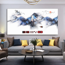 Perpetual calendar 202021 landscape wall wall new electronic clock Home living room digital calendar fashion watch