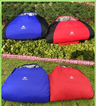 Snow mountain camping cold-proof increase single and double adult splicing duck down warm thick down sleeping bag autumn and winter-30 ℃