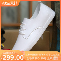 Trendy brand ultra-soft thin white shoes mens 2022 spring and summer new breathable lightweight Korean version all-match single-layer leather sneakers