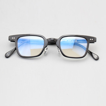 Retro - frame glasses Handmade glasses Height myopia transparent color small frame with myopia glasses 1109