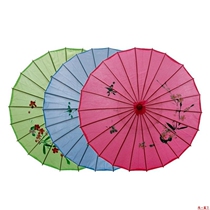 Oil paper umbrella Dance umbrella Dance umbrella Silk umbrella Craft umbrella Performance props decorative umbrella Classical flower umbrella Hand-painted umbrella DI