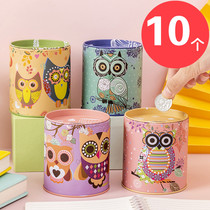 Creative tinplate Piggy Bank Primary School students gift kindergarten Christmas prize piggy bank small gift batch