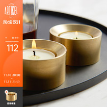 Artikel Yati brass candle holder Nordic style light luxury single-head cylindrical small candle holder ins home decoration ornaments