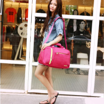 Large capacity portable travel bag Men and women folding short-distance luggage coating clothing travel bag shoulder crossbody bag waiting bag