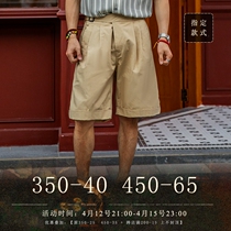 SOARIN Original Design Sense profile Elkpants Mens Inn Retro Bermuda shorts casual loose 50% pants