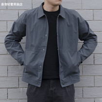 2022 new spring thin models casual jacket male Korean version Trend Jane about 100 lap handsome outside wearing sport jacket man