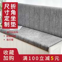 Technology cloth card seat soft bag cushion backrest custom coffee shop upholstered corner cushion L-shaped folding corner seat cushion