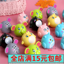 Children and children cartoon animals cute pet return car toy mini car baby kindergarten puzzle prize gift