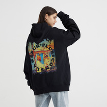 ICONSLAB joint SSUR PLUS boat painting room circle starred sweatshirt male and female boarder loose lovers even hoodie