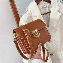 Singapore boarder womens bag 2021 new Korean version retro genuine leather texture inclined satchel fashion single shoulder mesh red small square bag