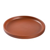 Purple sand cushion plate bottom plate large flower pot water-receiving green plant tray round flower plate large diameter round bottom bracket ceramic chassis