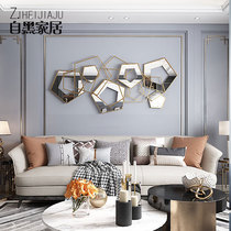 Wall decoration pendant living room sofa background wall pendant wall decoration metal light luxury modern iron wall decoration