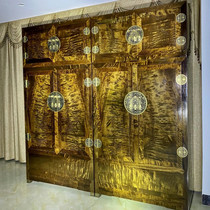 Golden Silk Nanwood Wardrobe Small Leaf Zhen Nan Yin Sunken Wood Top Box Cabinet Ming and Qing Antique Antique Solid Wood Four Pieces Cabinet